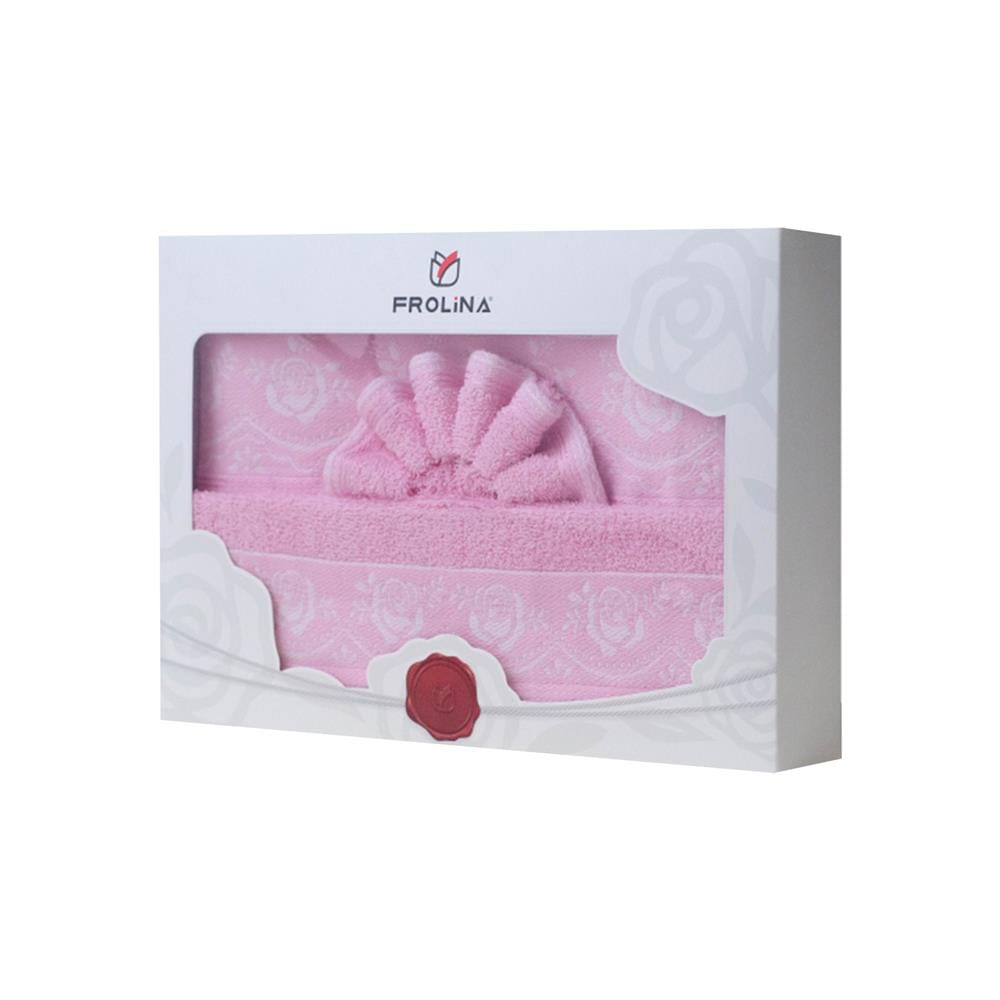 ผ้าขนหนู GIFT SET FROLINA BLISS ROSE สี PINK