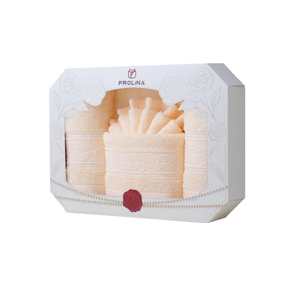 ผ้าขนหนู GIFT SET FROLINA ROSE GALA สี ORANGE