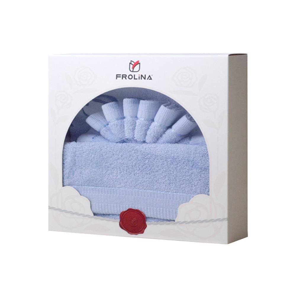 ผ้าขนหนู GIFT SET FROLINA VIBE LINE สี BLUE