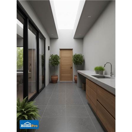 กระเบื้องพื้นพอร์ซเลน 60x60 ซม. COTTO คาเมเลีย เทาเข้ม PM 1.44 ตร.ม._3