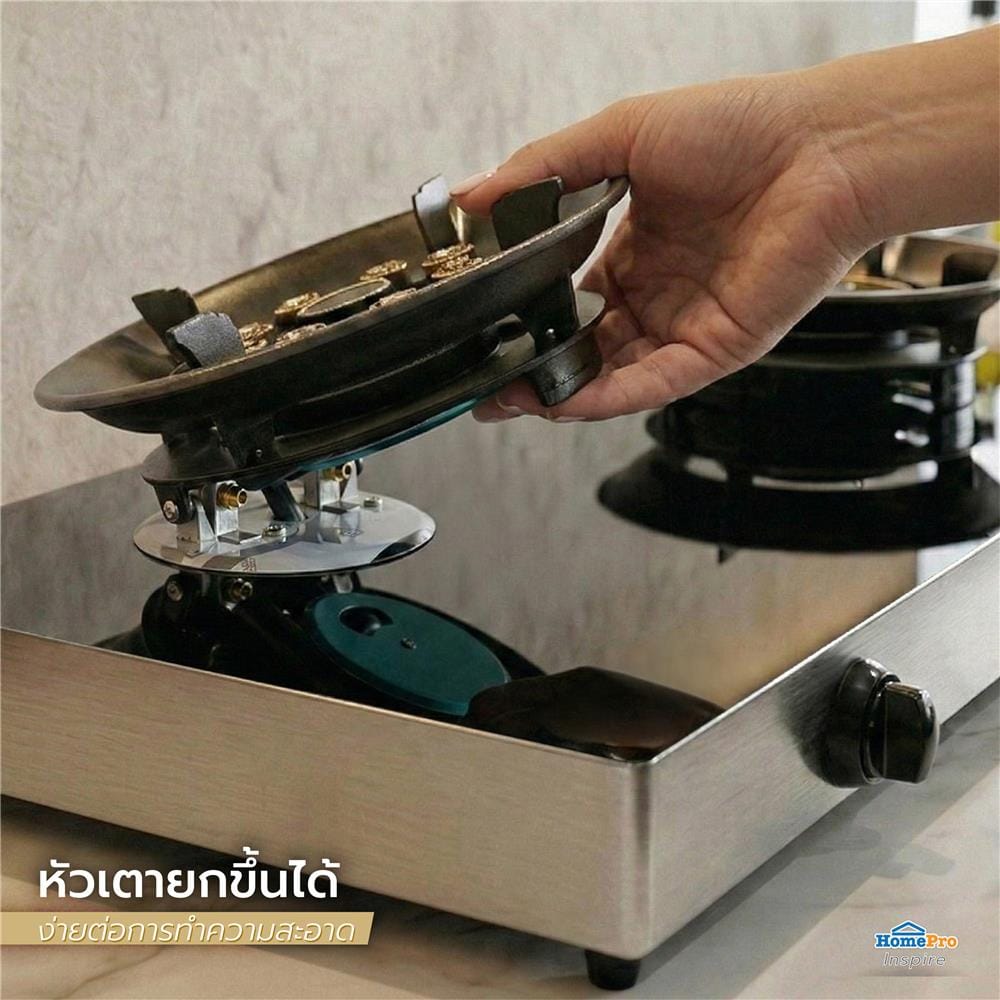 เตาแก๊สตั้งโต๊ะ 2 หัวแก๊ส KUCINE GA01
