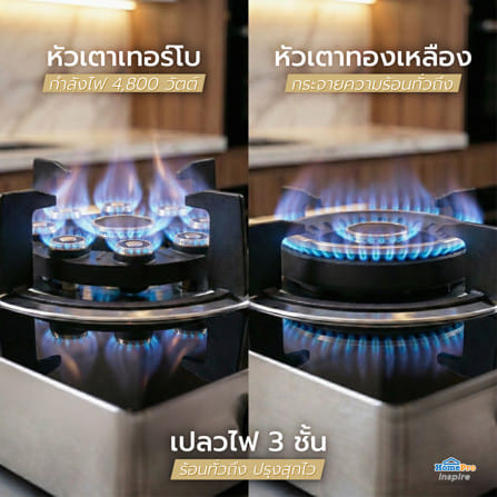 เตาแก๊สตั้งโต๊ะ 2 หัวแก๊ส KUCINE GA01_8