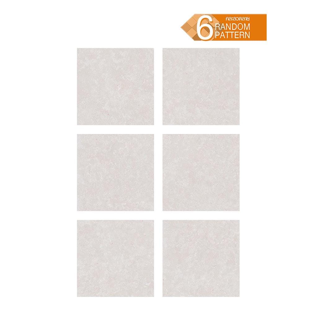 กระเบื้องพื้นพอร์ซเลน 60x60 ซม. COTTO คาเมเลีย วอร์ม เทา PM 1.44 ตร.ม.