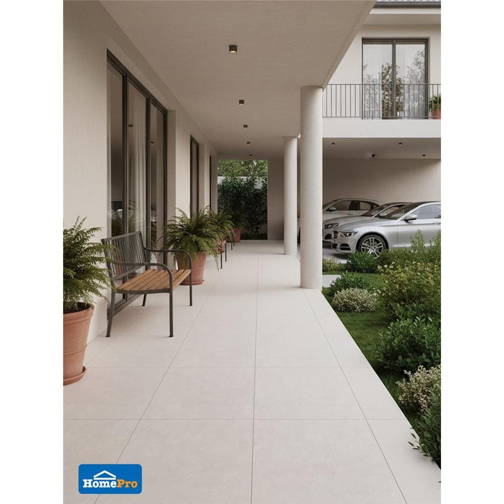 กระเบื้องพื้นพอร์ซเลน 60x60 ซม. COTTO คาเมเลีย วอร์ม เทา PM 1.44 ตร.ม.