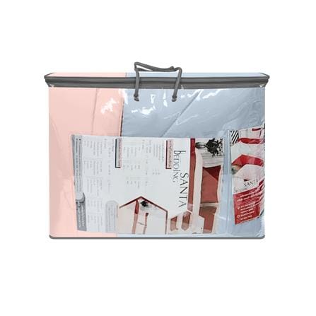 ผ้านวม SANTA BEDDING 70x90 นิ้ว สี LIGHT BLUE/PINK_2