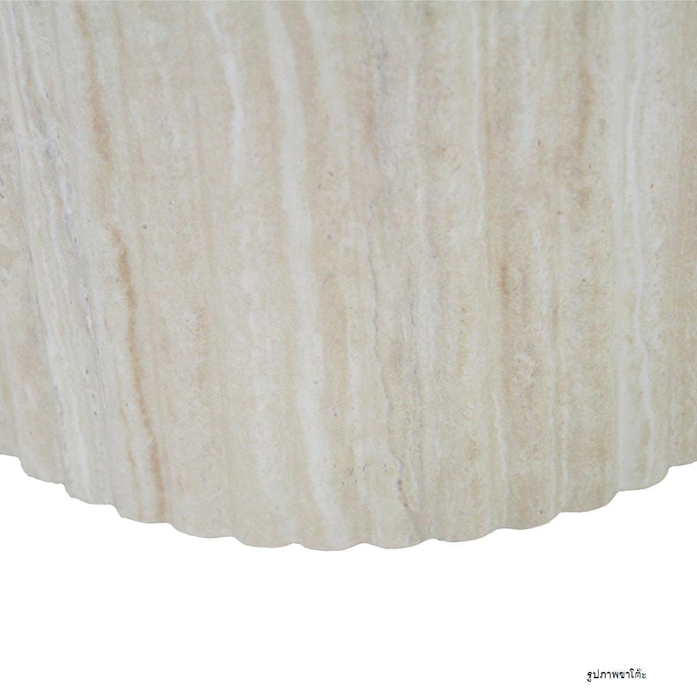โต๊ะข้าง SB FURNITURE HASHBROWN 19235523 55 ซม. สีครีม