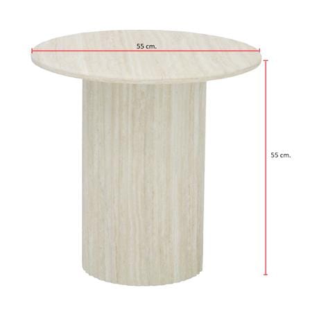 โต๊ะข้าง SB FURNITURE HASHBROWN 19235523 55 ซม. สีครีม_4