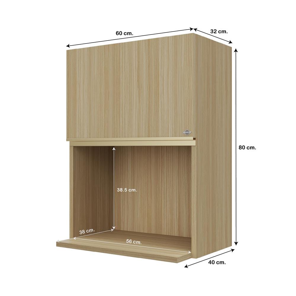 ตู้แขวนไมโครเวฟ JUPITER JUVENTAS 60x80 ซม. สี WOODS