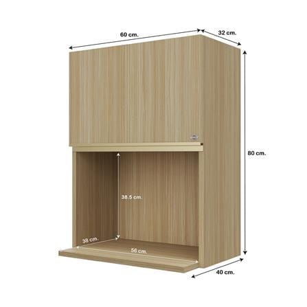 ตู้แขวนไมโครเวฟ JUPITER JUVENTAS 60x80 ซม. สี WOODS_3