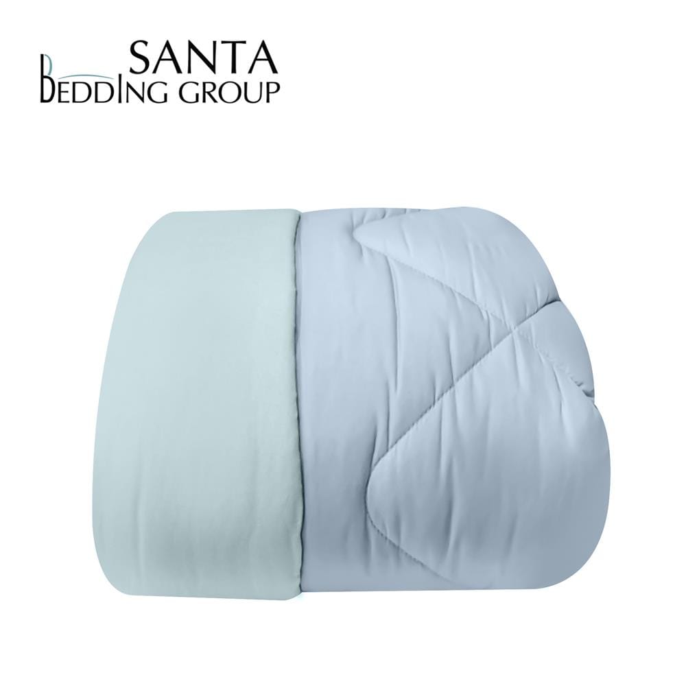 ผ้านวม SANTA BEDDING 70x90 นิ้ว สี LIGHT BLUE/LIGHT GREEN
