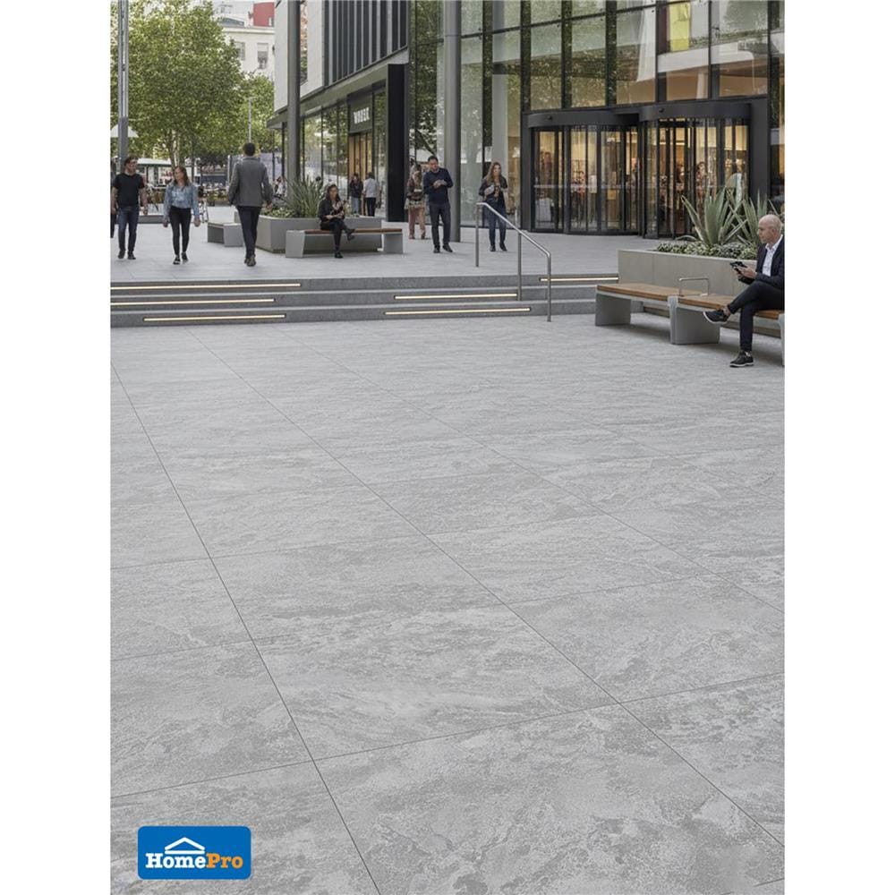 กระเบื้องพื้นพอร์ซเลน 60x60 ซม. COTTO โอลีอันเดอร์ เทาอ่อน PM 1.44 ตร.ม.