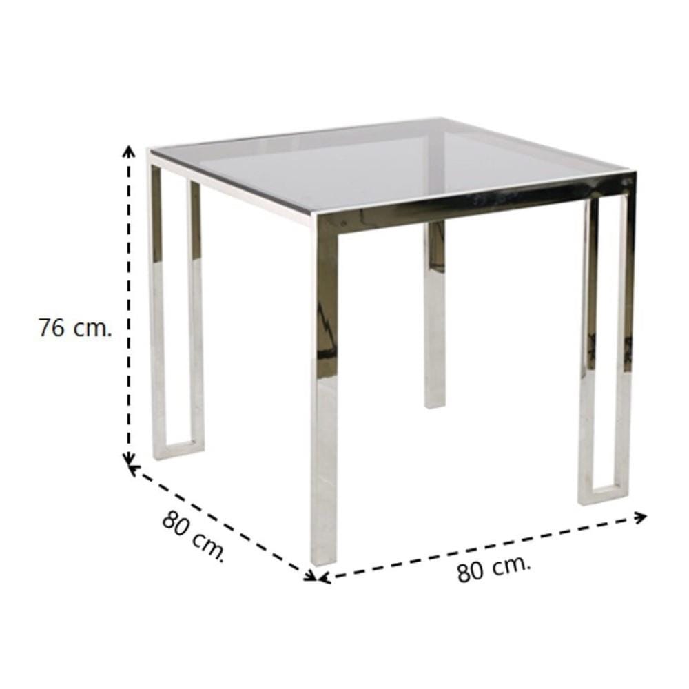 โต๊ะทานข้าว SB FURNITURE MONTIS 19156775 80 ซม. สีดำ