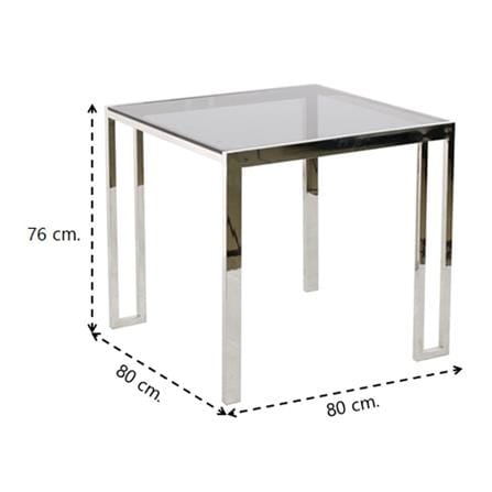 โต๊ะทานข้าว SB FURNITURE MONTIS 19156775 80 ซม. สีดำ_3
