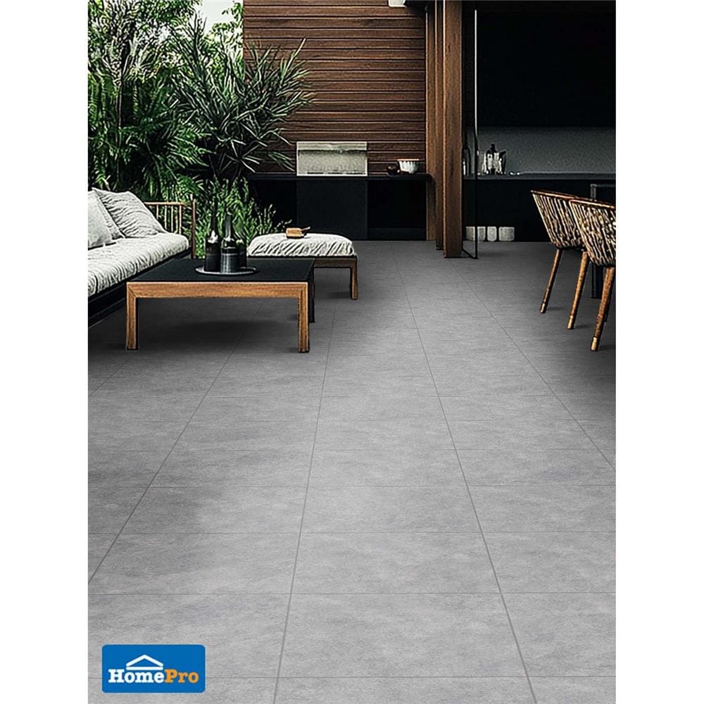 กระเบื้องพื้นพอร์ซเลน 60x60 ซม. DURAGRES อาร์เทค เทา A 1.44 ตร.ม.