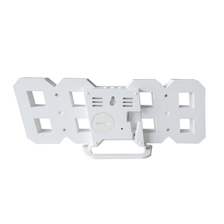 นาฬิกาดิจิทัล LED SNAZZ EE1008 9.4x3.6 นิ้ว สีขาว_2