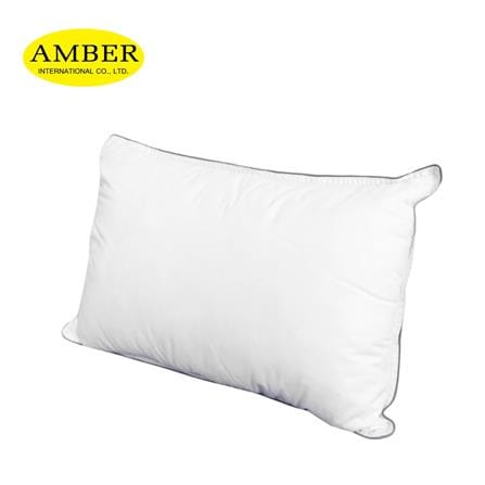 หมอนหนุน ไมโครเจล AMBER 15x23 นิ้ว สีขาว_0