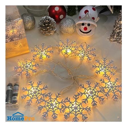ไฟกะพริบ LED SIAMXMAS SNOWFLAKE 1 วัตต์ 2.1 เมตร WARM WHITE_2