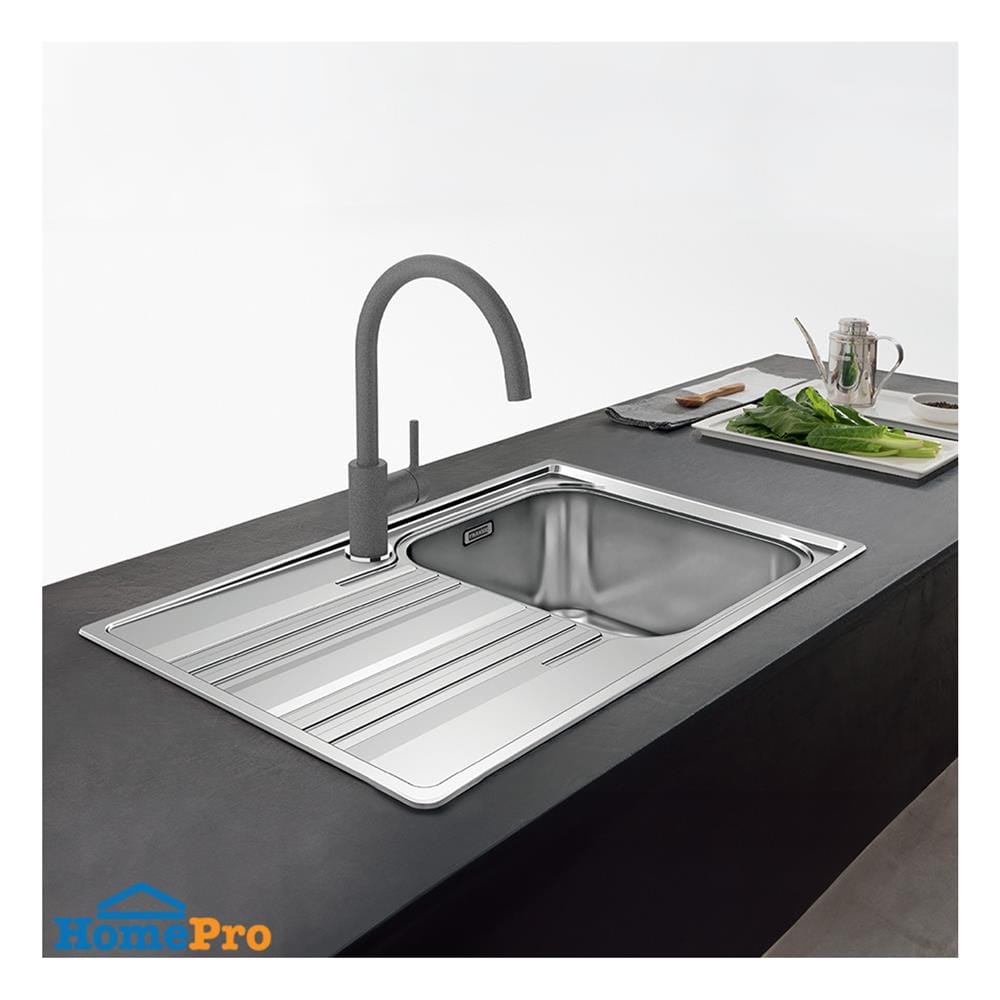 ซิงค์ฝัง 1 หลุม 1 ที่พัก FRANKE SRX 611-86 LB LHD สีเงิน