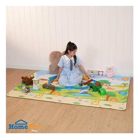 แผ่นอเนกประสงค์ HOME LIVING STYLE PARK 130x190 ซม. สีเขียว_6