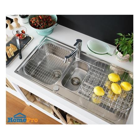 ซิงค์ฝัง 2 หลุม 1 ที่พัก FRANKE SRX 651 LHD สีเงิน_1
