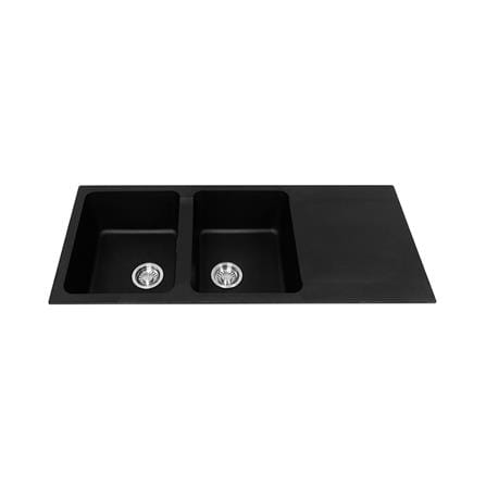 ซิงค์ฝัง 2 หลุม 1 ที่พัก FRANKE OID 621 BLACK สีดำ_1