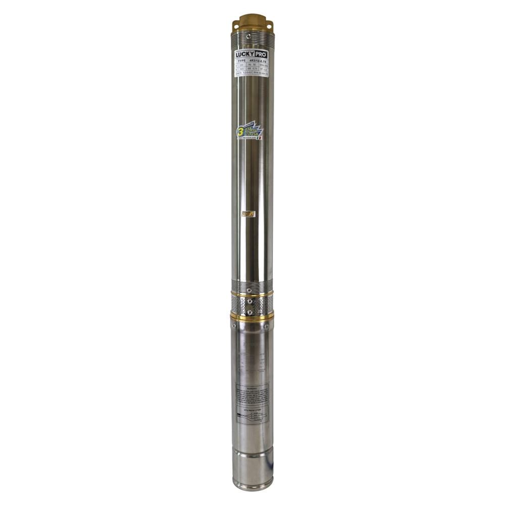 ปั๊มบาดาล บ่อ 4 นิ้ว LUCKY PRO LP-4R3/12-0.75 1 แรงม้า