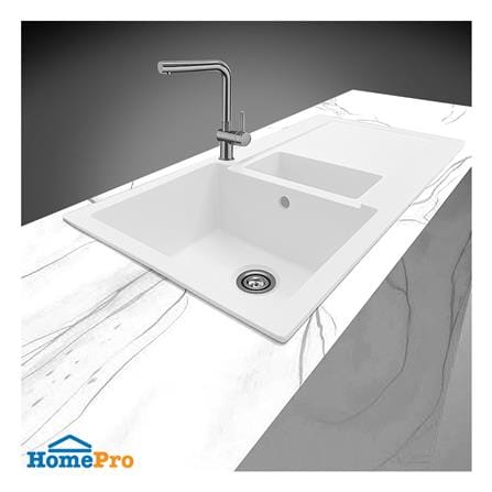 ซิงค์ฝัง 1.5 หลุม 1 ที่พัก FRANKE MRG 651 BIANCO สีขาว_1