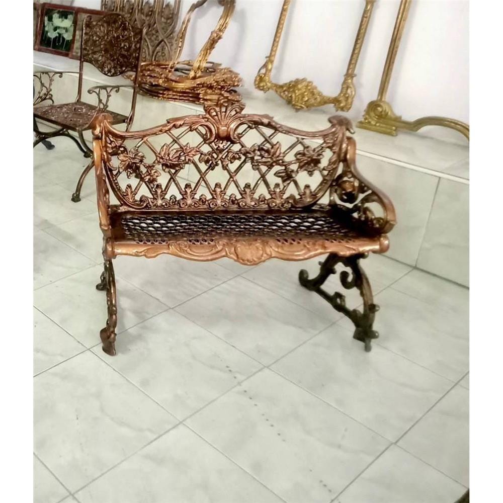 ม้านั่งสนาม AUNCHISAALLOY 1BC สีทองรมดำ
