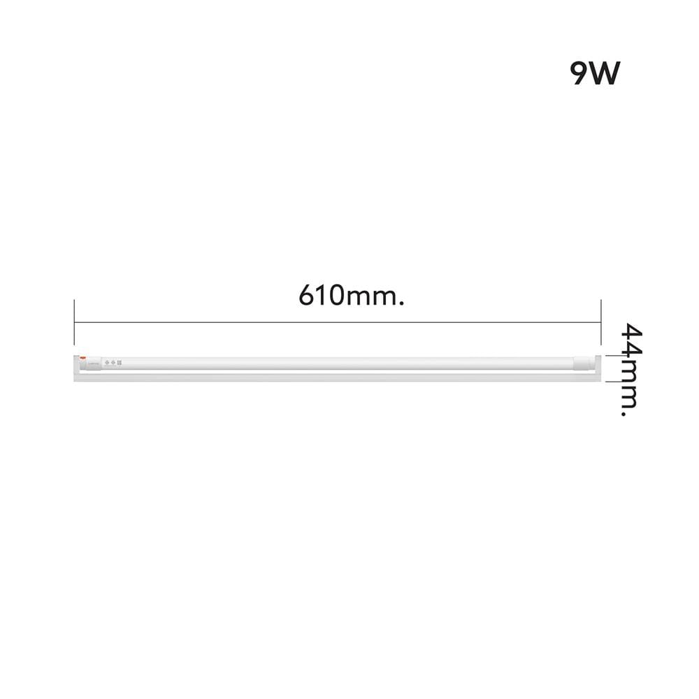 ชุดรางนีออน LED LAMPTAN T8 SET SUPER SAVE DE 9 วัตต์ DAYLIGHT
