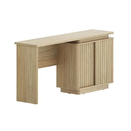 โต๊ะเครื่องแป้ง (ที่นั่งซ้าย) SB FURNITURE VALLEY 19238543 160 ซม. สีไม้อ่อน_1