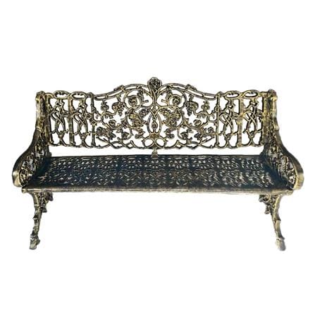 ม้านั่งสนาม AUNCHISAALLOY 1BD สีทองรมดำ_0