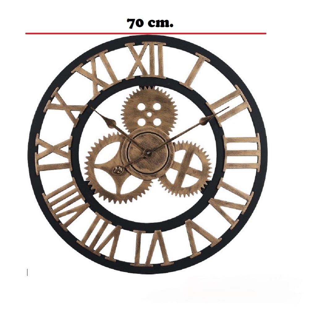 นาฬิกาแขวน INTERY C1038C012_17 27.55 นิ้ว สีทอง