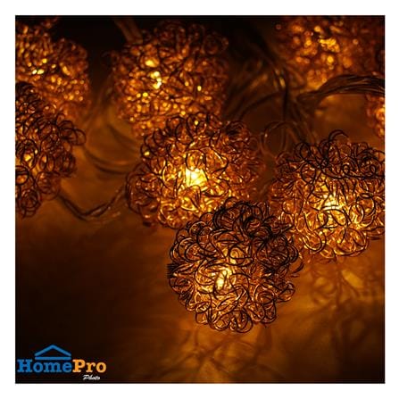 ไฟตกแต่ง LED CARINI 1575 BALL 2 เมตร WARM WHITE_7