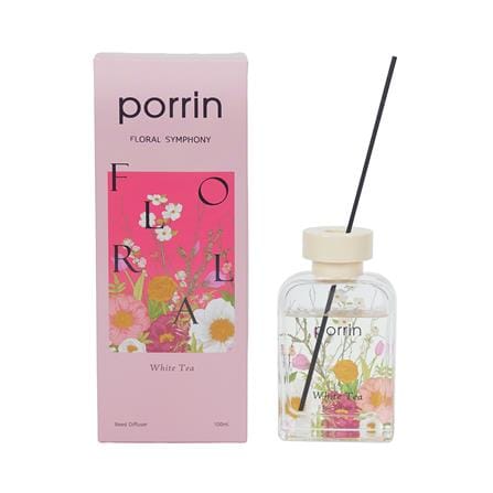 ก้านหอมปรับอากาศ PORRIN FLORAL 100 มล. WHITE TEA_0