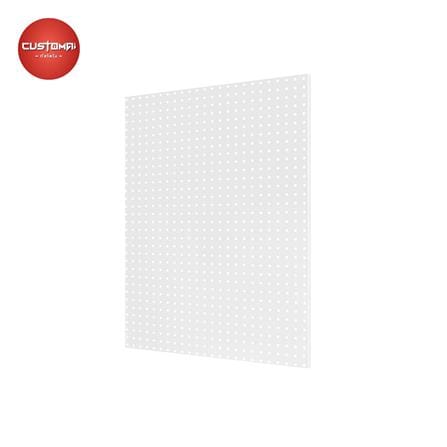 แผงเหล็กแขวนเครื่องมือ CUSTOMAI PEGBORD SIZE S 60x40 ซม. สีขาว_0