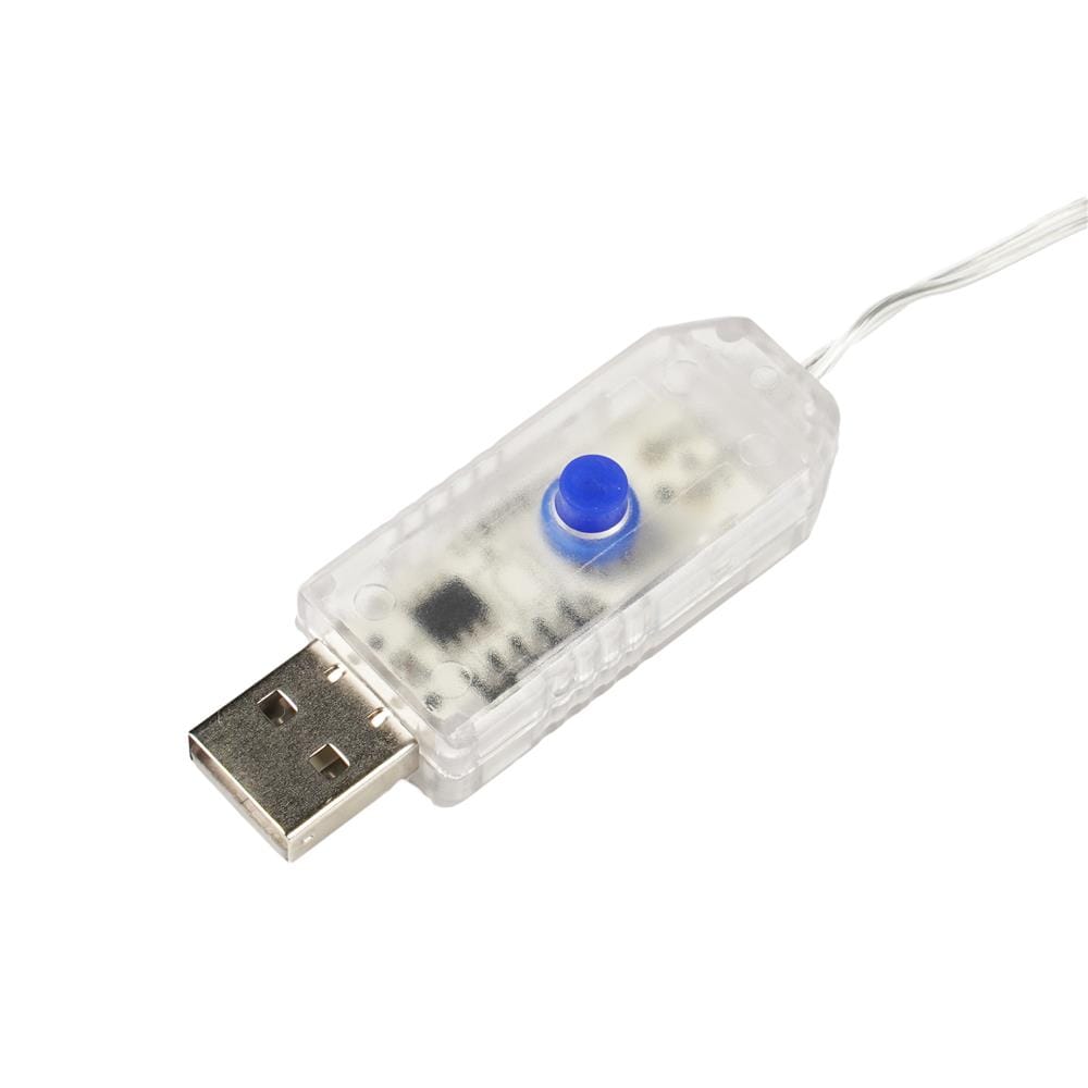 ไฟกะพริบ LED CARINI 1091 STAR 2.5 เมตร WARM WHITE