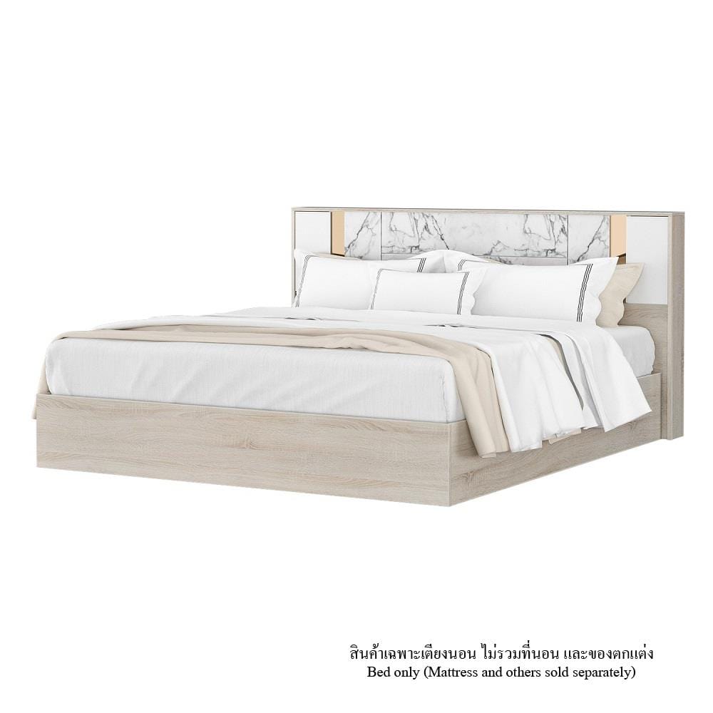 ชุดห้องนอน 6 ฟุต KONCEPT ARTHUR 59063952 สีโซลิดโอ๊ค