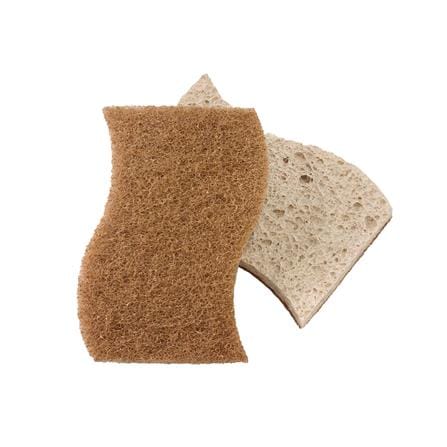 ฟองน้ำเซลลูโลสพร้อมแผ่นใยขัด SCOTCH-BRITE GREENER CLEAN สำหรับงานขัดไร้ริ้วรอย (แพ็ก 2 ชิ้น)_3