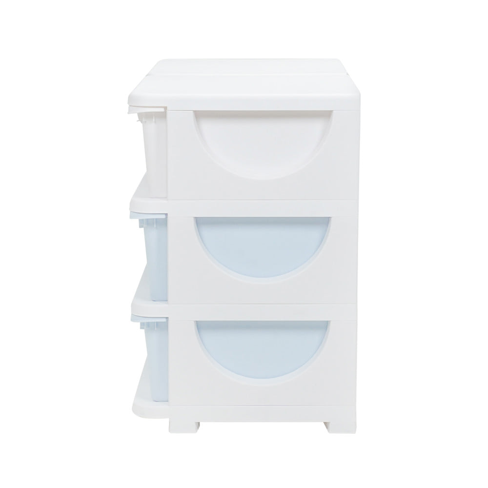 ตู้ลิ้นชัก 3 ชั้น STACKO LITTLE-P 75x37x56 ซม. สีฟ้า/ขาว