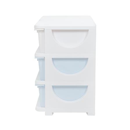 ตู้ลิ้นชัก 3 ชั้น STACKO LITTLE-P 75x37x56 ซม. สีฟ้า/ขาว_3