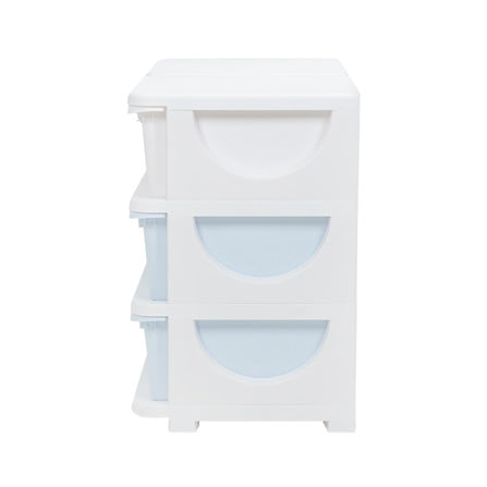 ตู้ลิ้นชัก 3 ชั้น STACKO LITTLE-P 75x37x56 ซม. สีฟ้า/ขาว_4