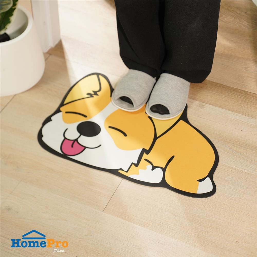 พรมพียู SNAZZ DOGGY 38x58 ซม. สีเหลือง