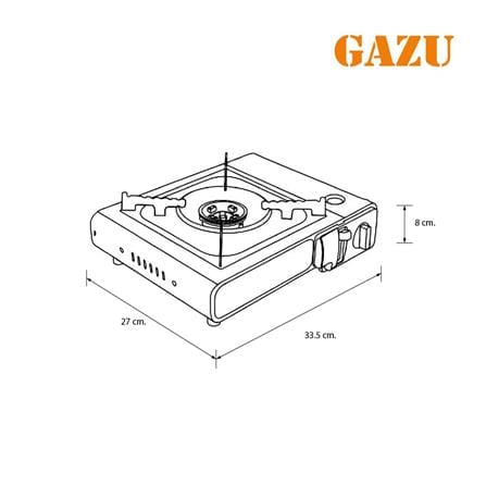 เตาแก๊สปิกนิก GAZU GZ-MS155BK-GS_3