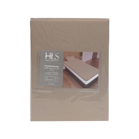 ชุดผ้าปู TOPPER 3 ฟุต (ชุด 2 ชิ้น) HOME LIVING STYLE CASA สี BEIGE_4