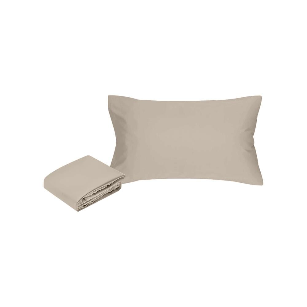 ชุดผ้าปู TOPPER 3.5 ฟุต (ชุด 2 ชิ้น) HOME LIVING STYLE CASA สี BEIGE