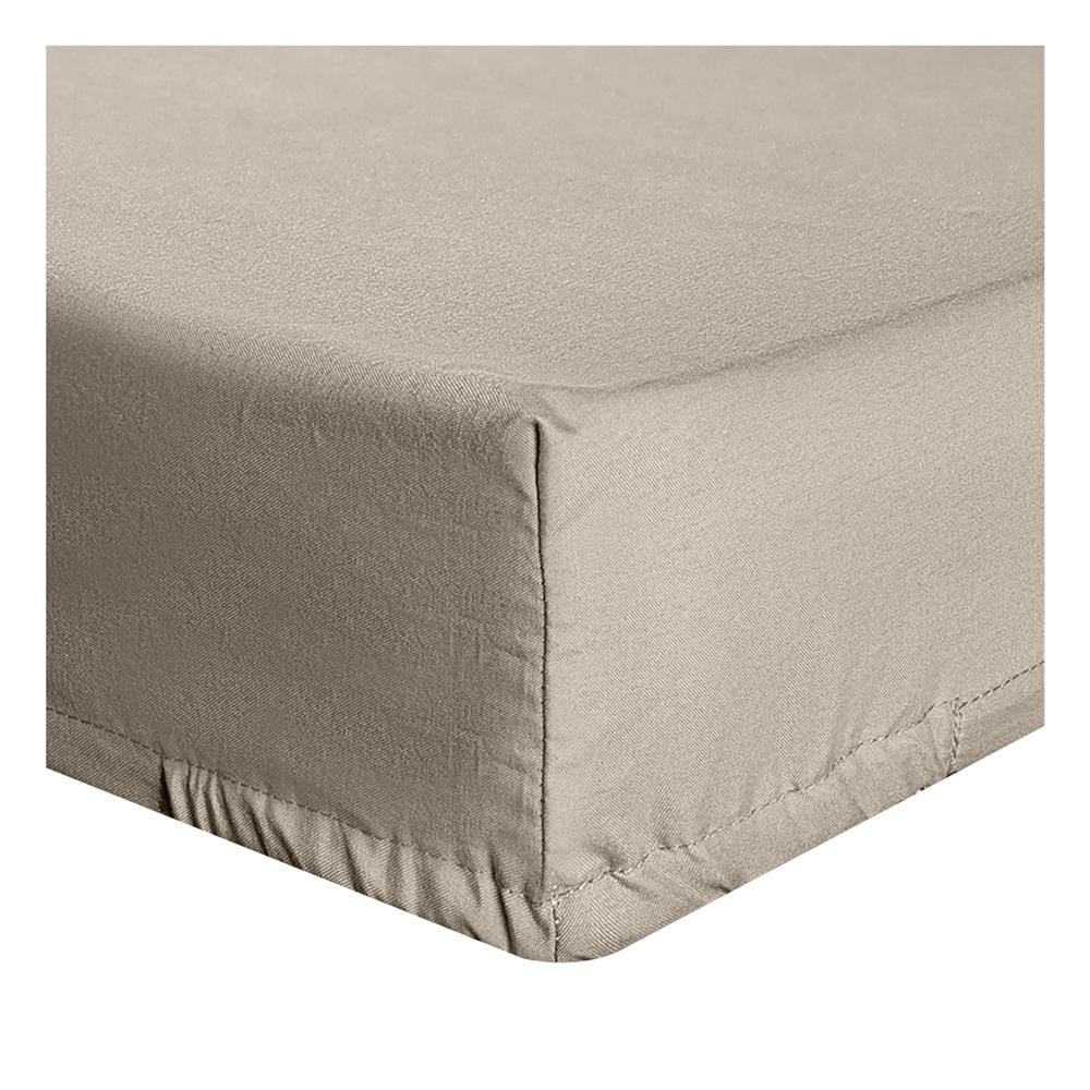 ชุดผ้าปู TOPPER 3.5 ฟุต (ชุด 2 ชิ้น) HOME LIVING STYLE CASA สี BEIGE