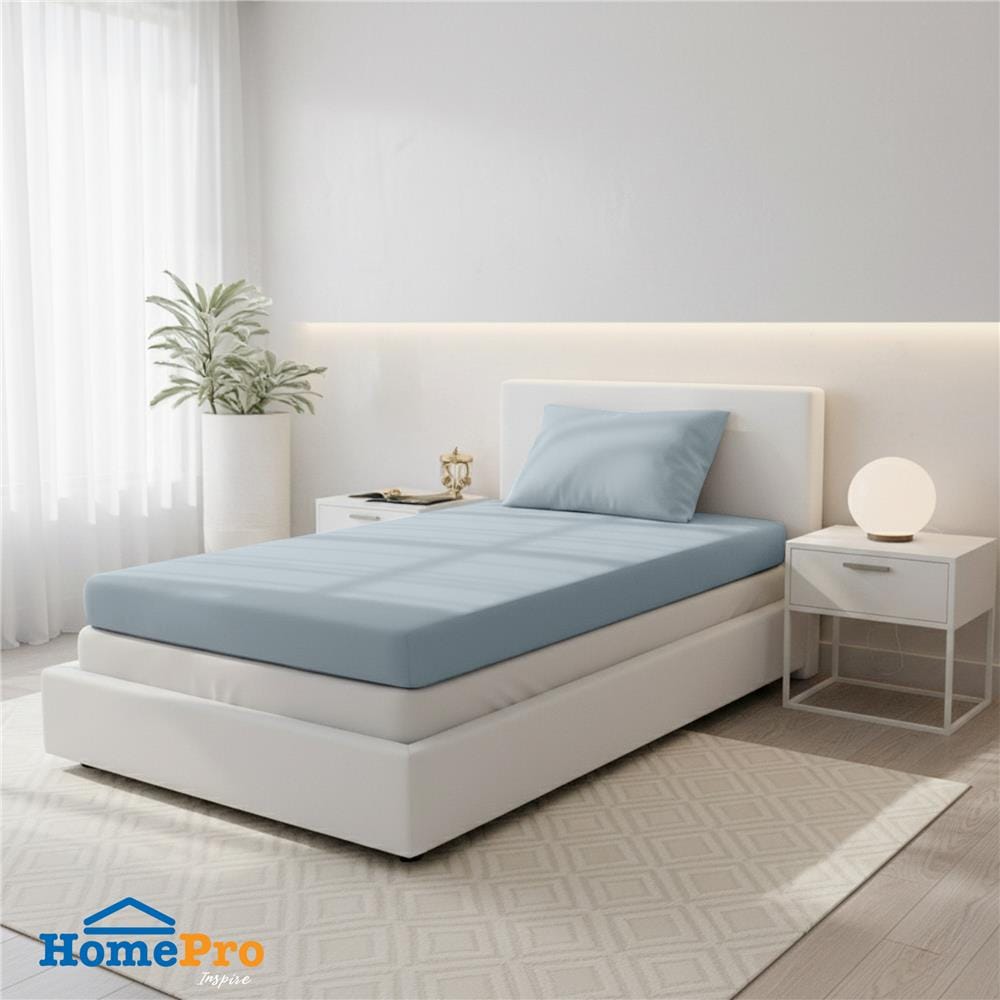 ชุดผ้าปู TOPPER 3.5 ฟุต (ชุด 2 ชิ้น) HOME LIVING STYLE TEMPO สี BLUE