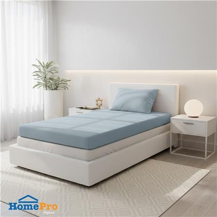 ชุดผ้าปู TOPPER 3.5 ฟุต (ชุด 2 ชิ้น) HOME LIVING STYLE TEMPO สี BLUE_0