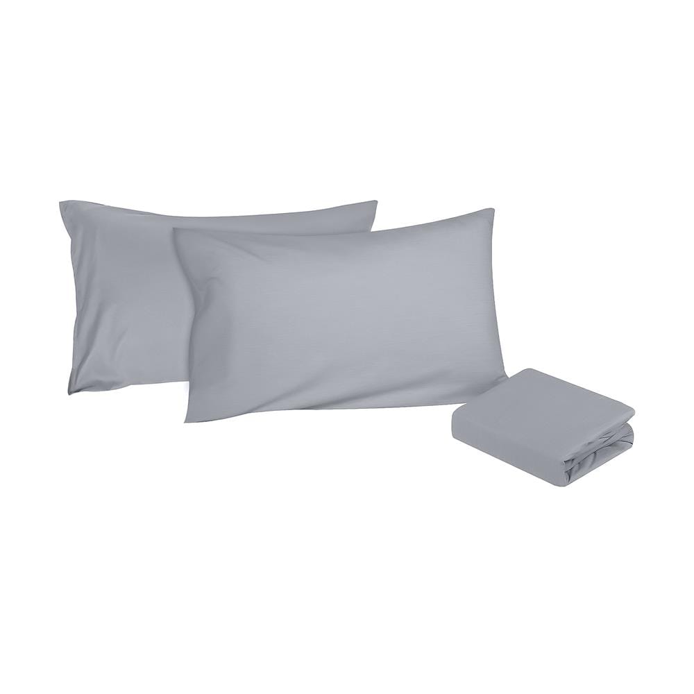 ชุดผ้าปู TOPPER 5 ฟุต (ชุด 3 ชิ้น) HOME LIVING STYLE CASA สี GREY