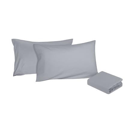 ชุดผ้าปู TOPPER 5 ฟุต (ชุด 3 ชิ้น) HOME LIVING STYLE CASA สี GREY_2